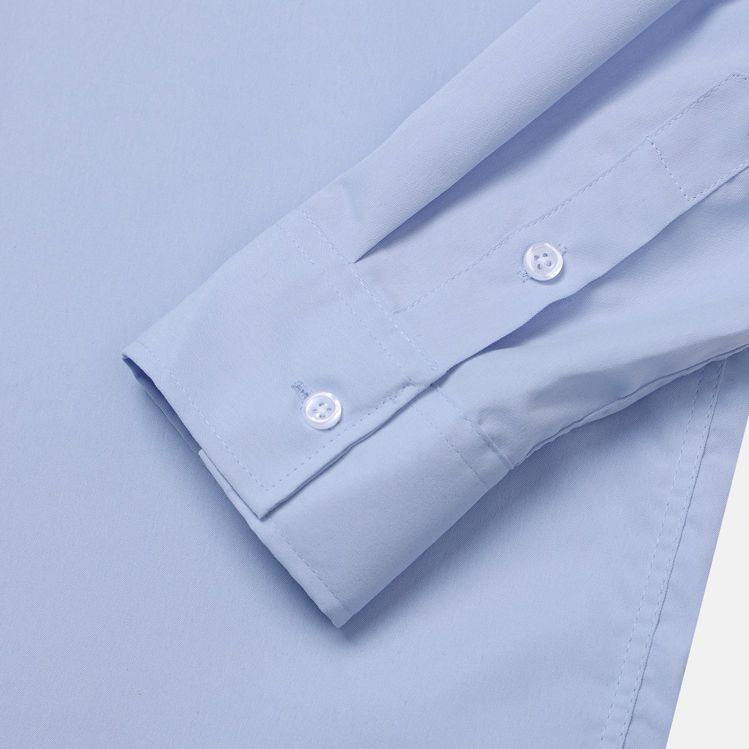 Cotton Blend Oversized Shirt - Hem Detail