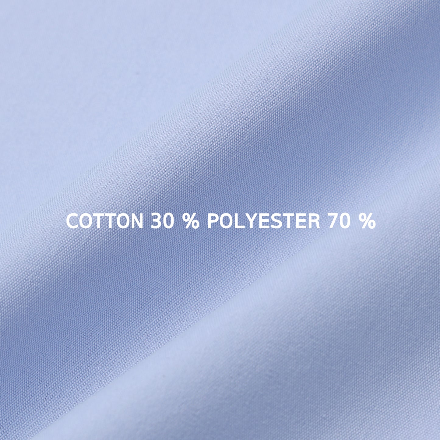 Cotton Blend Oversized Shirt - Fabric Closeup Cotton 30% Polyester 70%