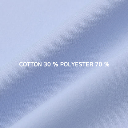 Cotton Blend Oversized Shirt - Fabric Closeup Cotton 30% Polyester 70%