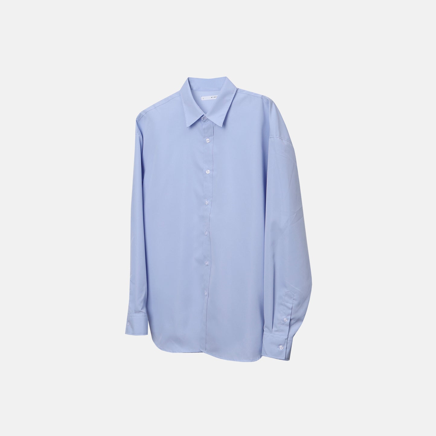 Cotton Blend Oversized Shirt - SORA Front 2