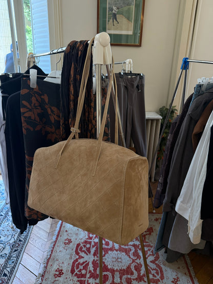 Quilted Suede Bag