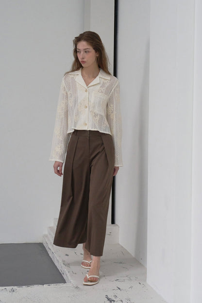 【HER&SHE 2025AW】A Rosy Lace Shirt