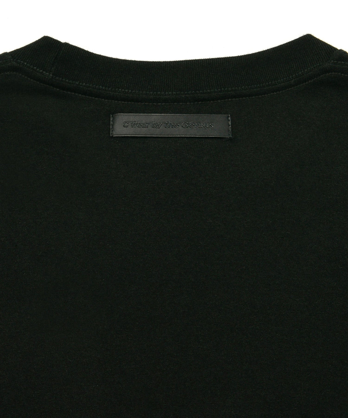 【C Wear シーウエア】Pocket Oversized Crop T-Shirt Black