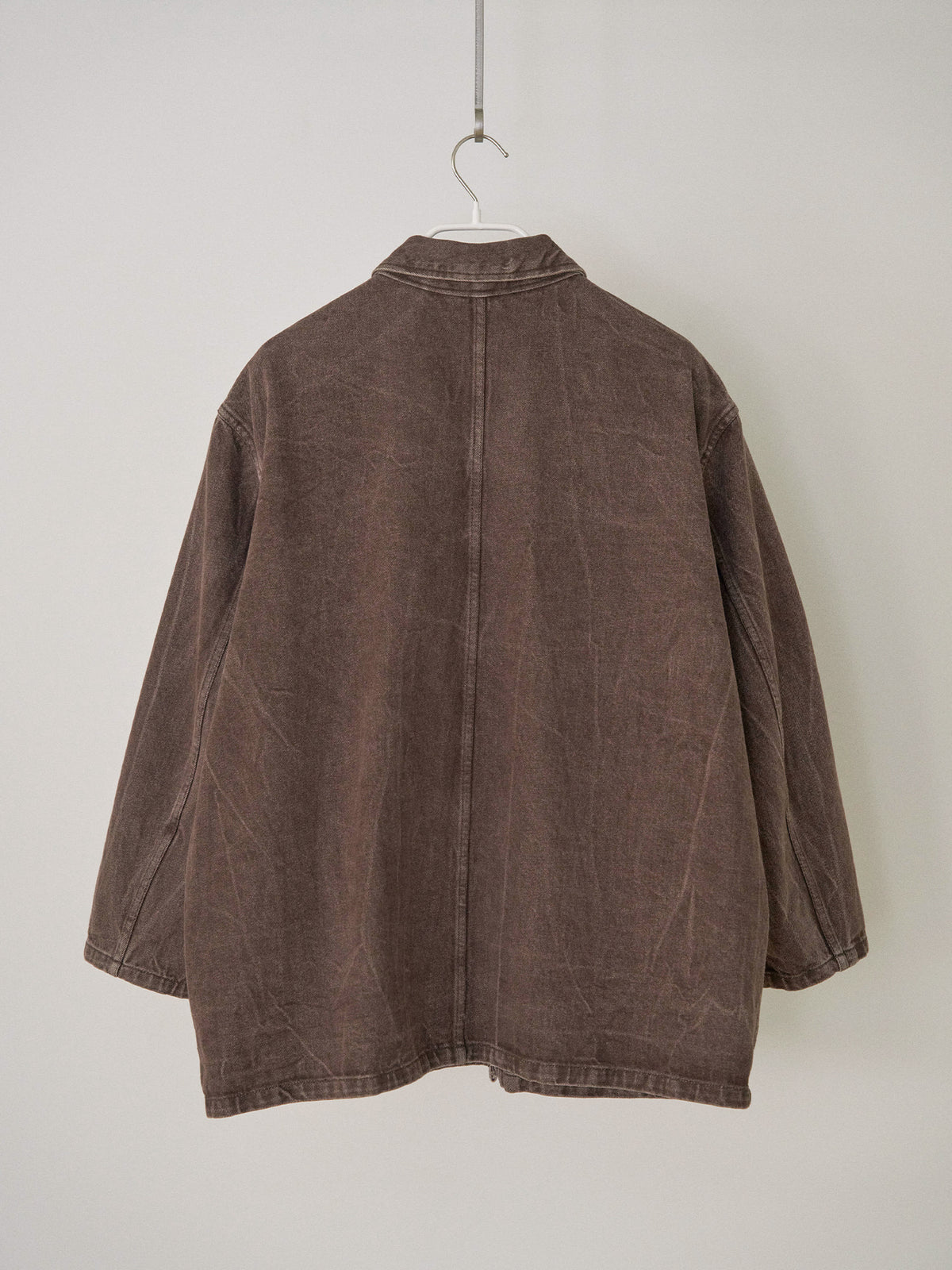 MARAN Brown Crack Coverall Jacket - Brown 商品画像21/21