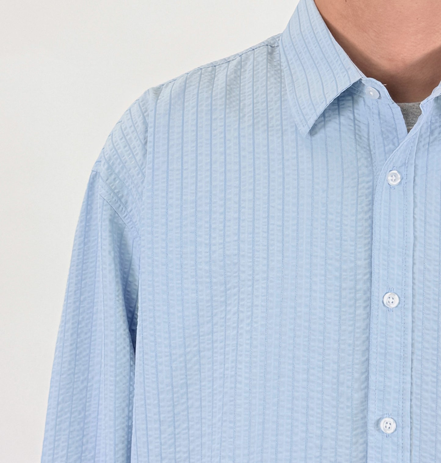 Seersucker Stripe Shirt