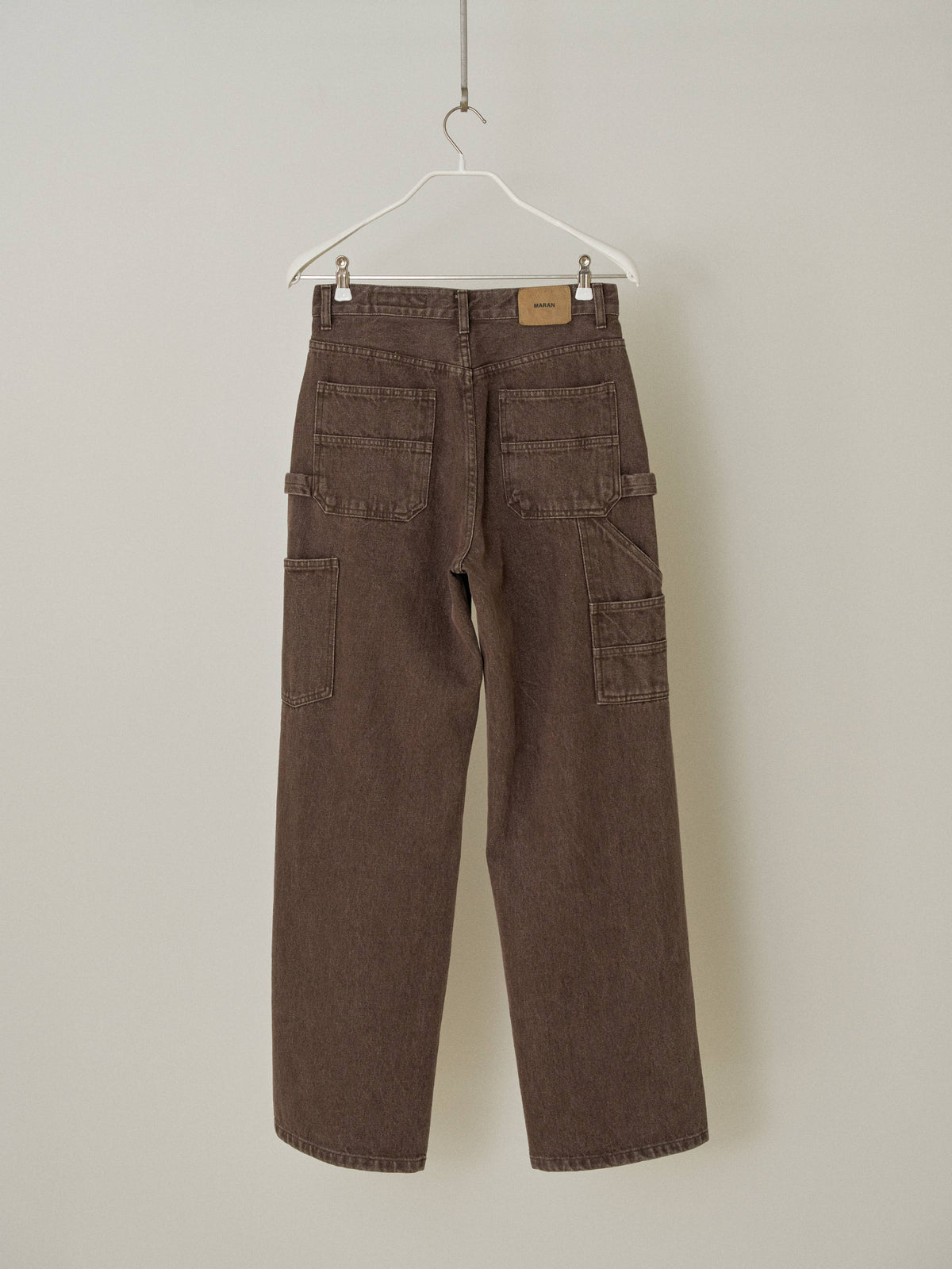 MARAN Washed Work Pants - Brown 商品画像15/15