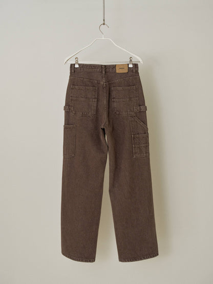 MARAN Washed Work Pants - Brown 商品画像15/15