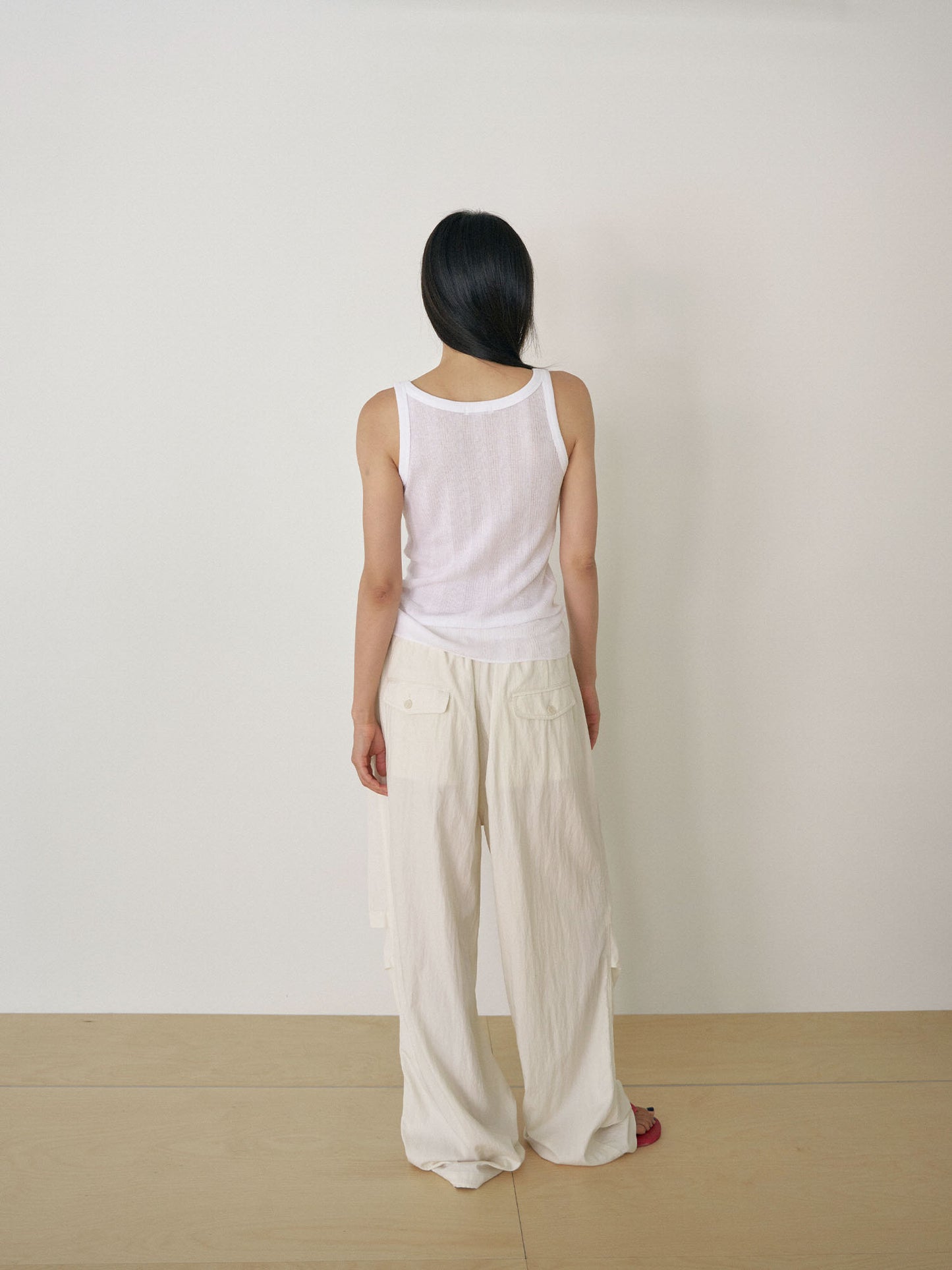 Summer V-neck Sleeveless - Ivory