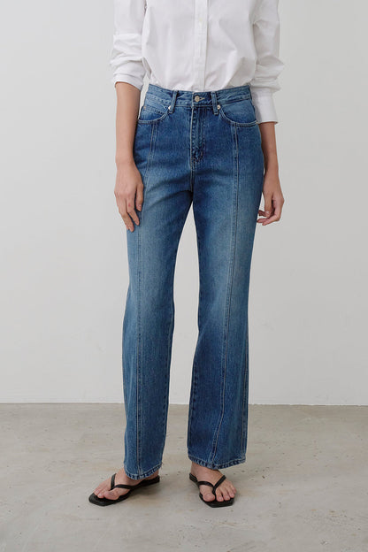 【HER&SHE 2025AW】Pink Label Denim #64 Classic Brush Denim Pants