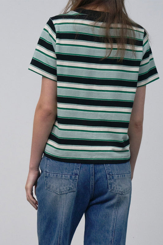 【HER&SHE 2025AW】Neo Stripe T-shirt