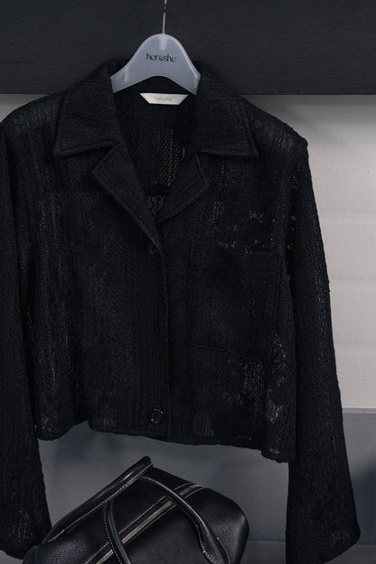 【HER&SHE 2025AW】A Rosy Lace Shirt