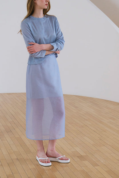 [HER&SHE 2025AW] A Veil Double Skirt