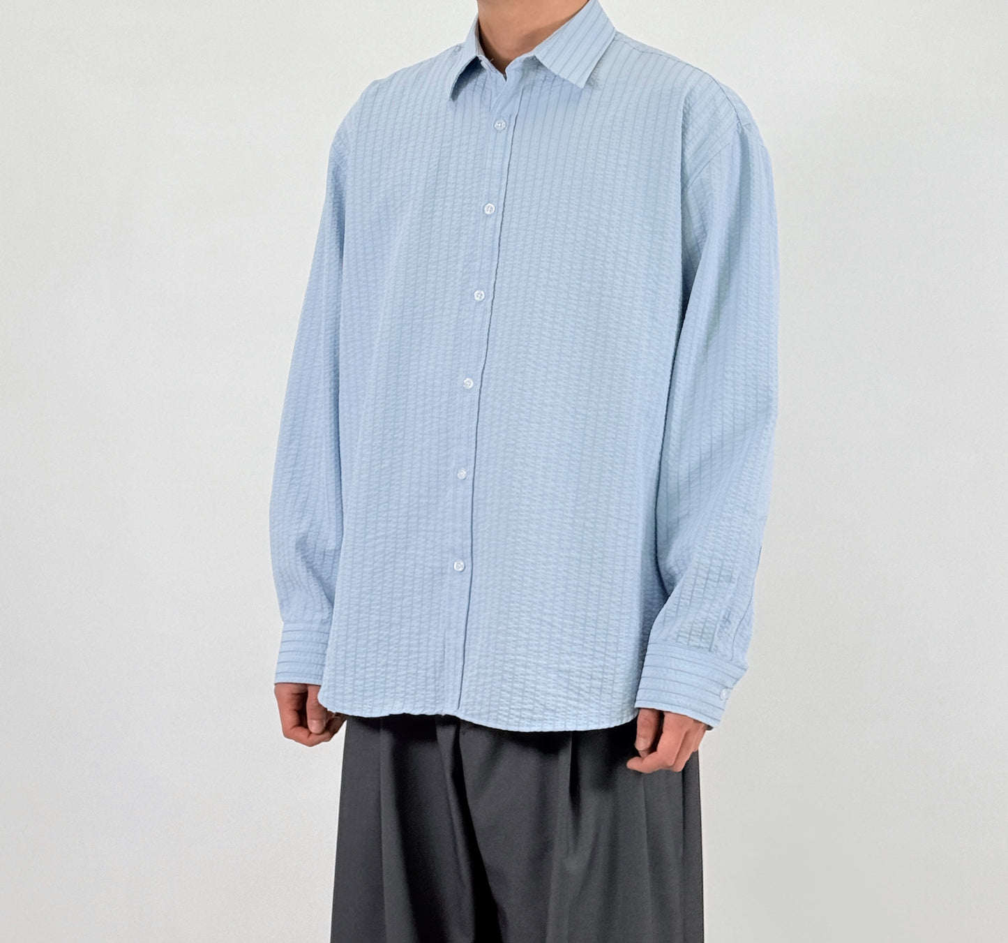 Seersucker Stripe Shirt