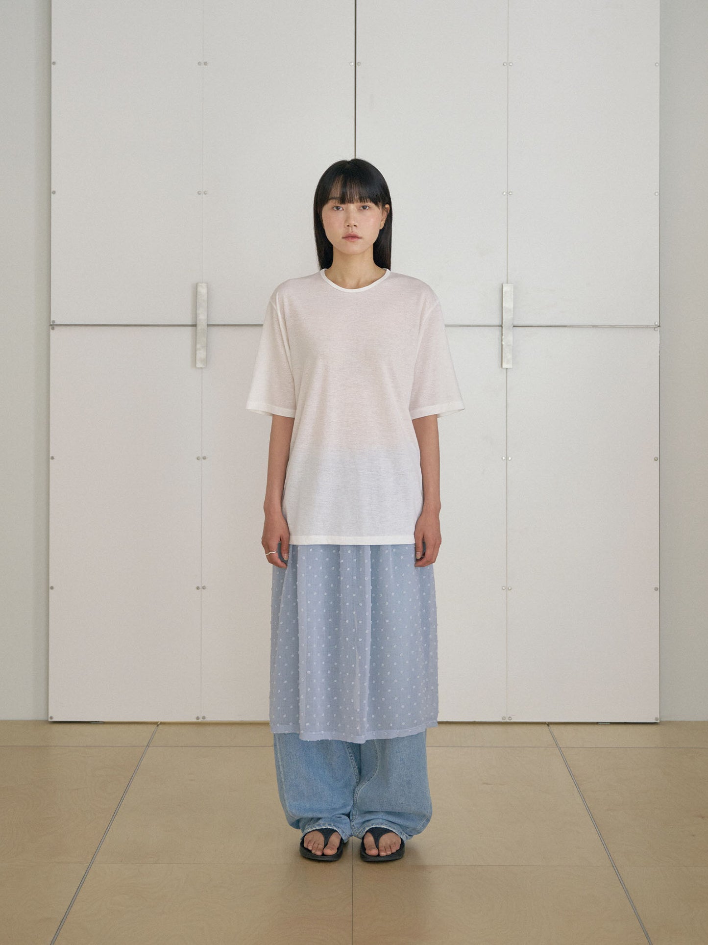 Linen Loose Short Sleeve - Ivory