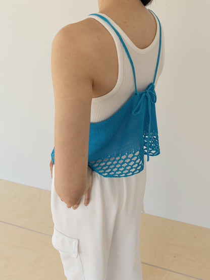 【MARAN】Block Sleeveless-BLUE