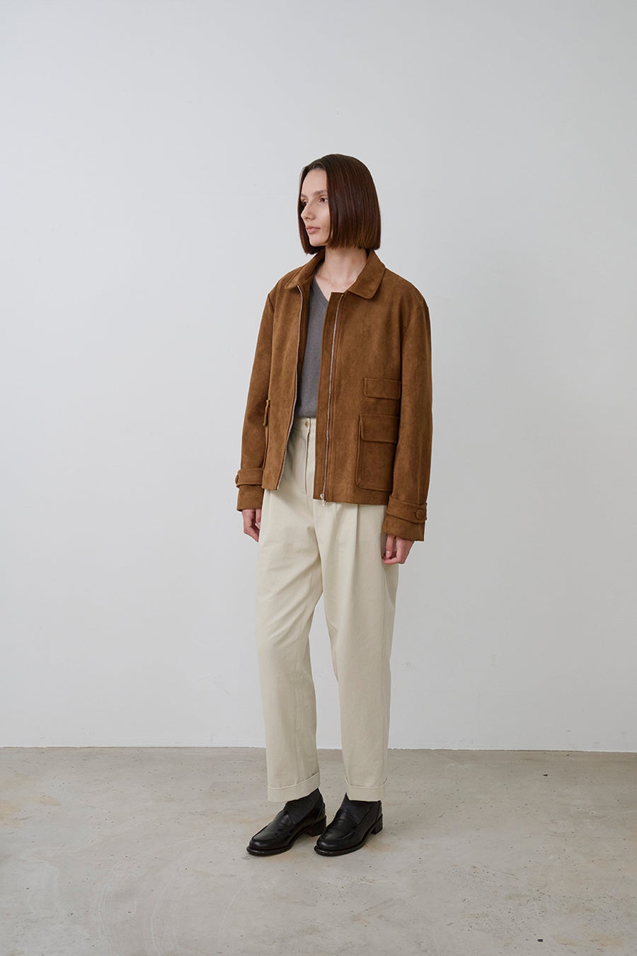 【HER&SHE 2025AW】Urban Suede Jacket