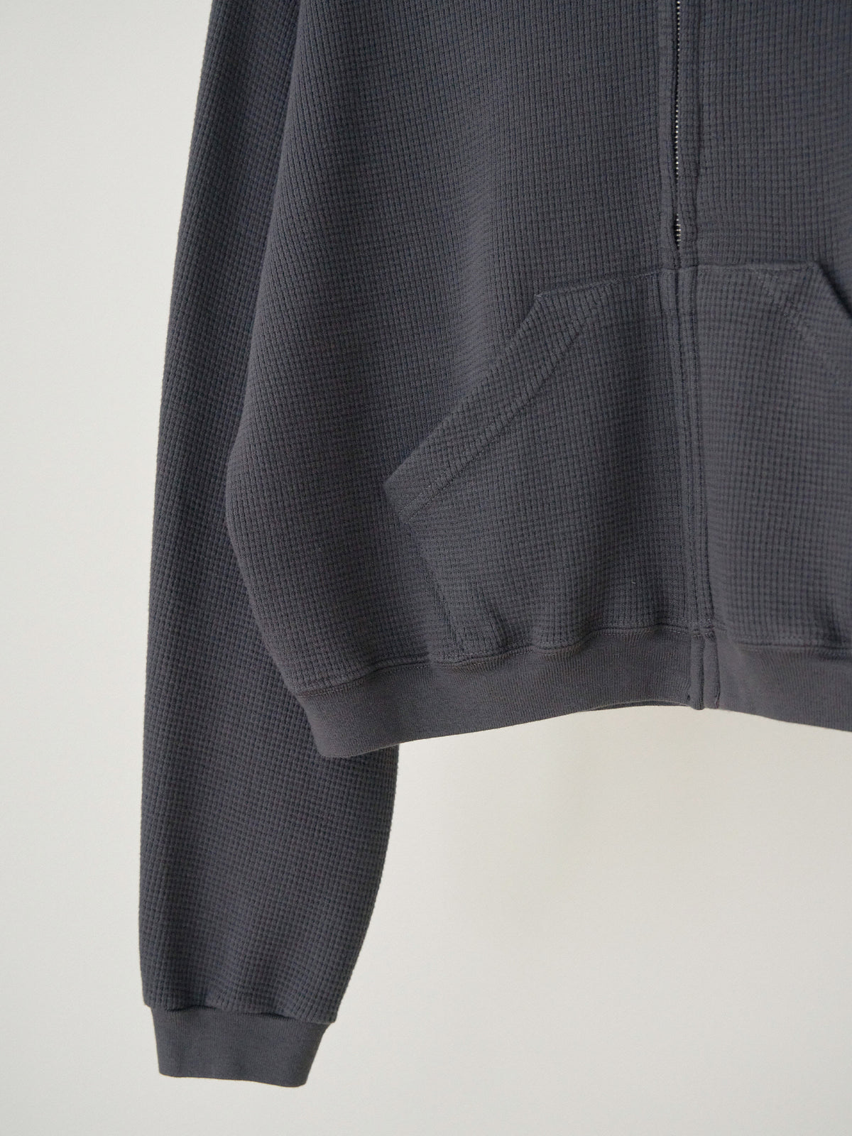 MARAN Current Waffle Hoodie Zip-up - Charcoal 商品画像18/19