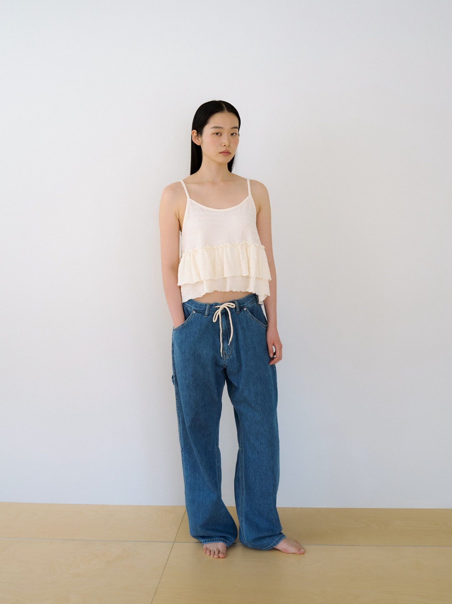Oversize Trucker Pants - Indigo