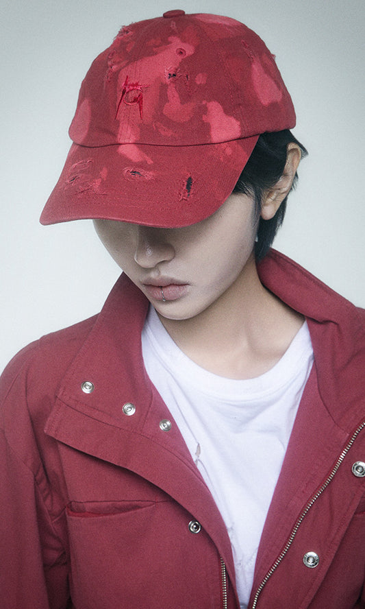 【Reculer レキュリー】Signature logo ball cap Red