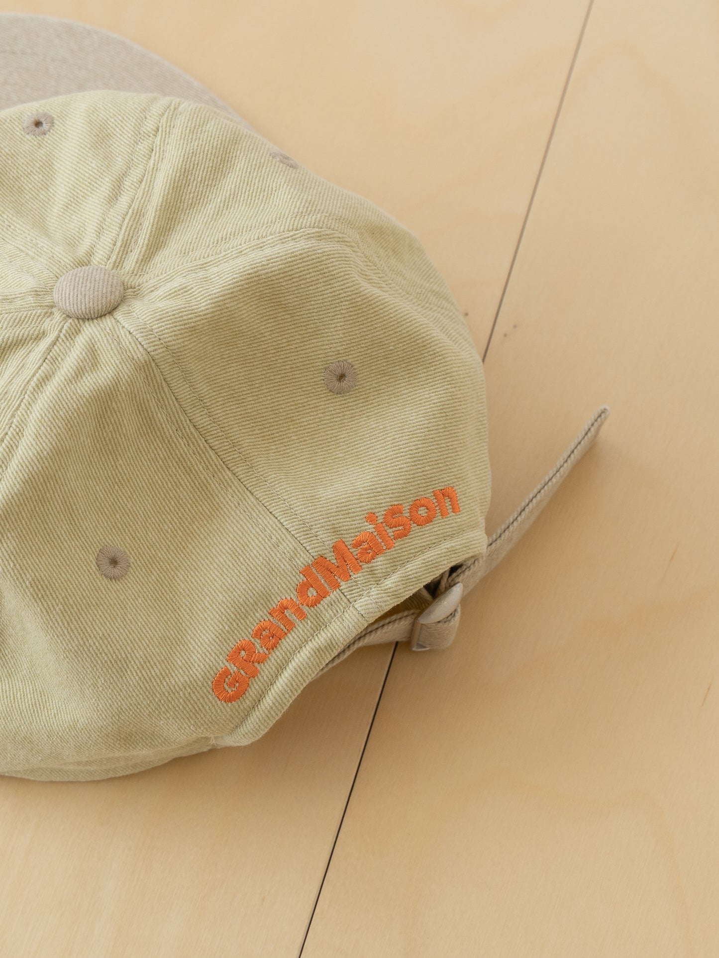 Grand Maison Washed Ball Cap - Yellow