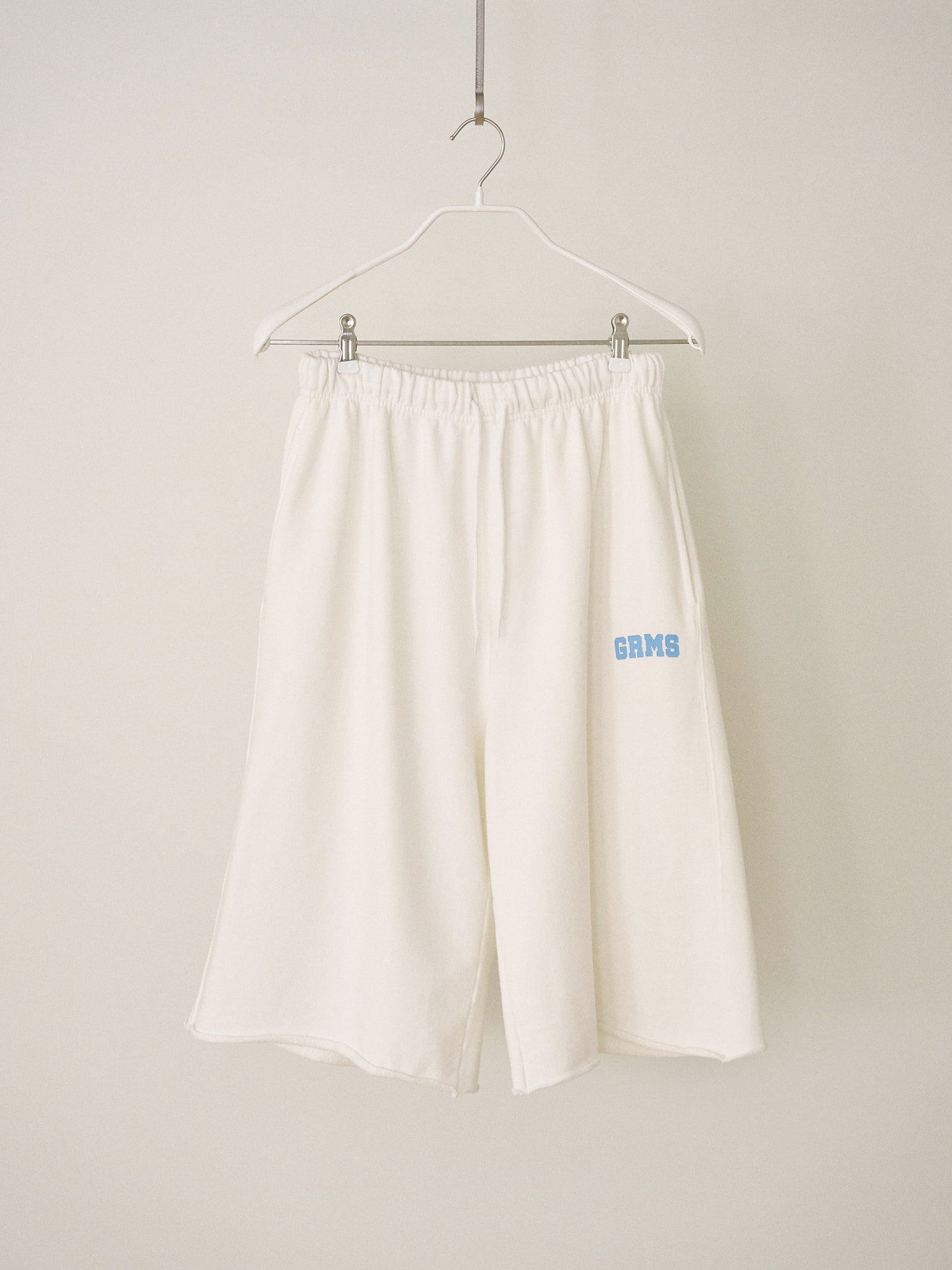 Cutoff Half Sweatpants - Ivory