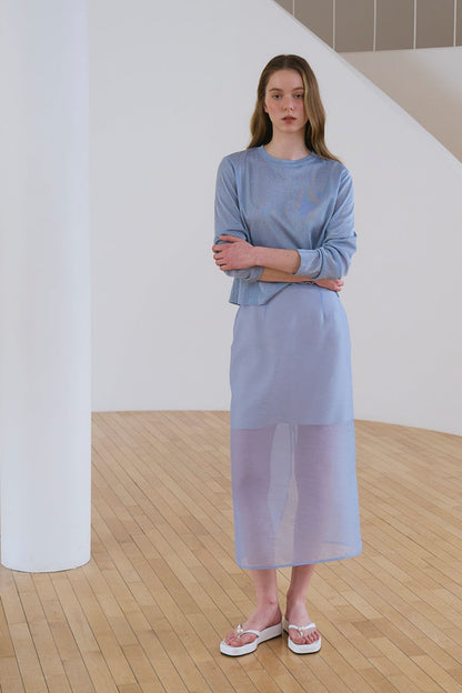 [HER&SHE 2025AW] A Veil Double Skirt
