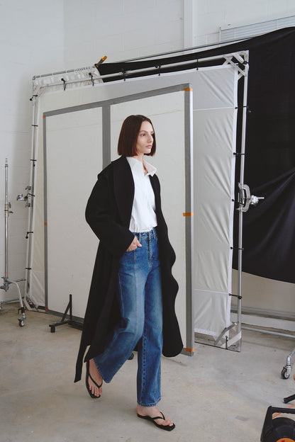 【HER&SHE 2025AW】Pink Label Denim #64 Classic Brush Denim Pants