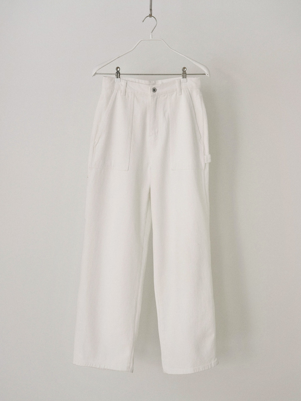 Cotton Twill Fatigue Pants - Ivory 10