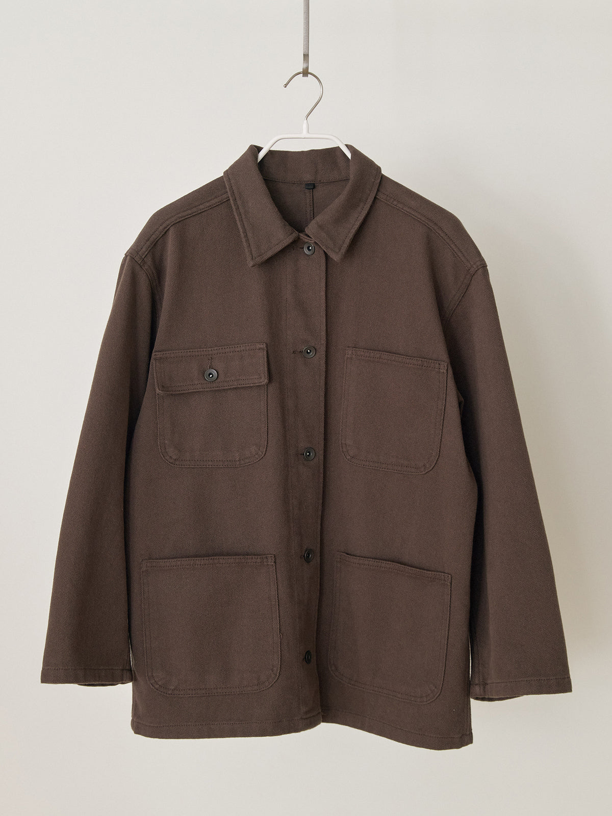 MARAN Cotton Twill Coverall Jacket - Brown 商品画像16/19