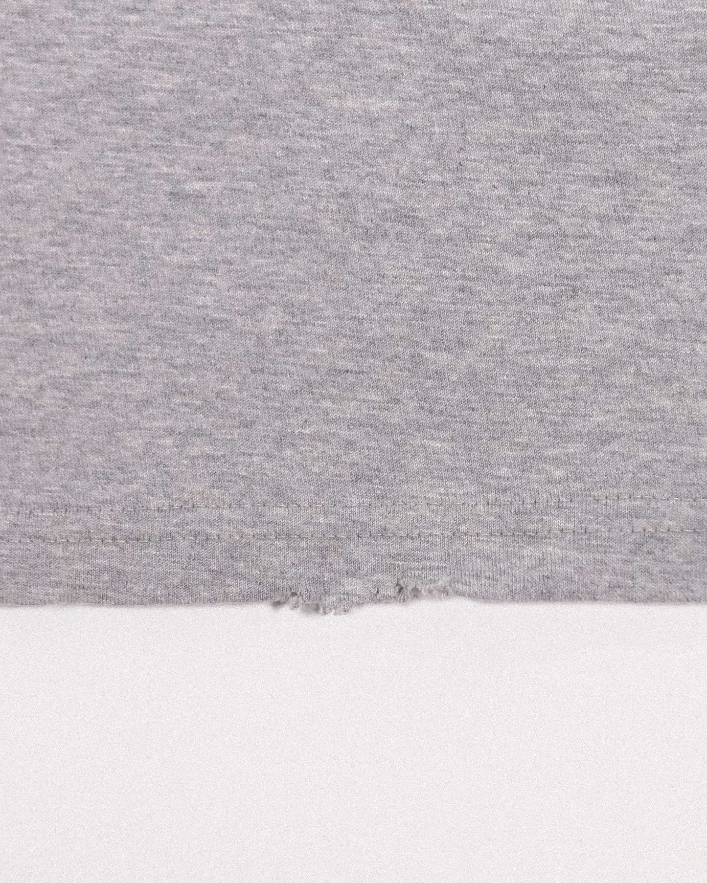 【REVURA レビュ―ラ】BURN OUT FRAY RINGER T-SHIRT GRAY / RED - UNISEX