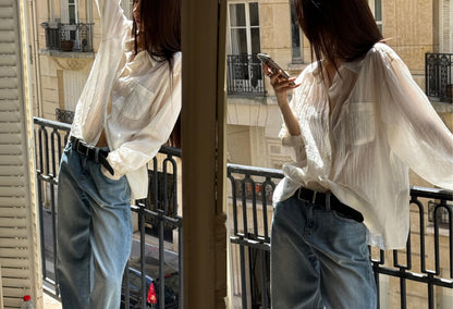 Striped Tencel Shirt