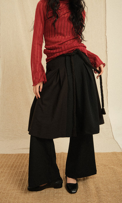 Skirt Pants Black (Ver. 26ss)