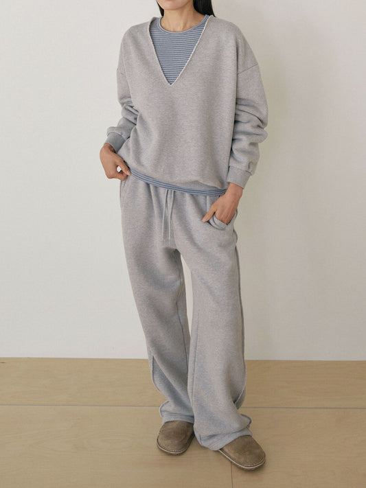 Rib Stripe Long Sleeve - Blue 5