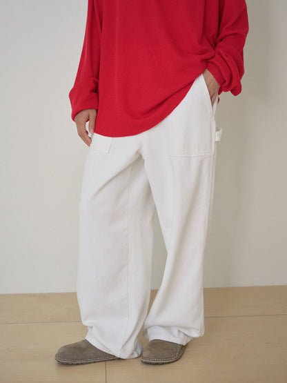 MARAN Cotton Twill Fatigue Pants - Ivory 商品画像17/21