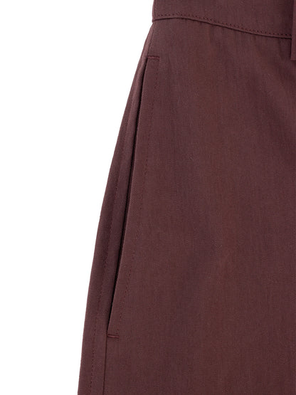 Barrel Cotton Pants