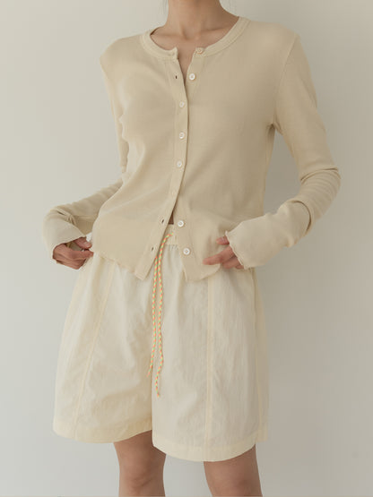 Liptop Harlf Pants-YELLOW