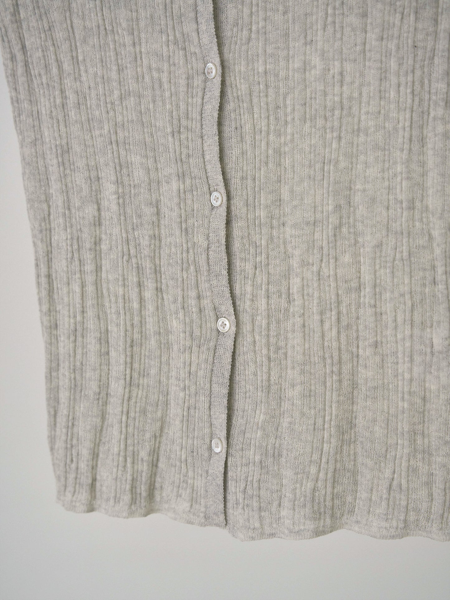 Multi Rib Cardigan - Gray