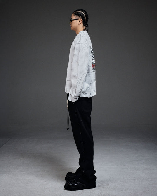 Scarred cross LS(white)