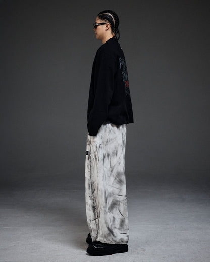 Scarred cross LS(black)