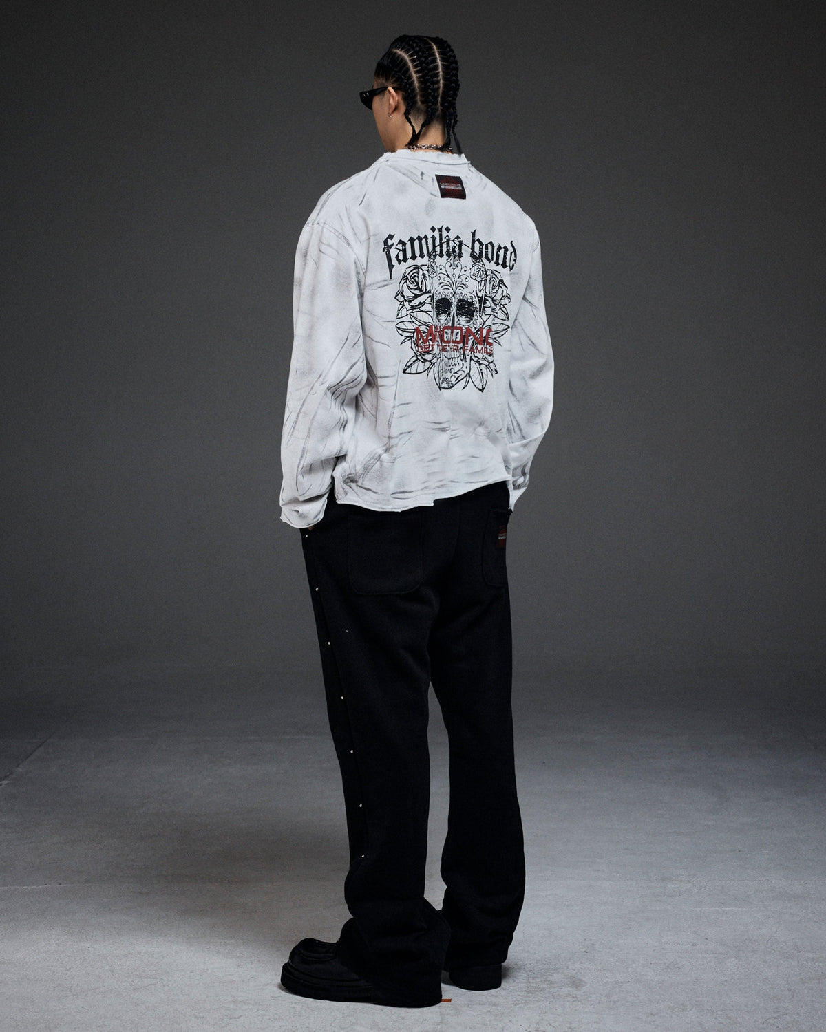 Scarred cross LS(white)