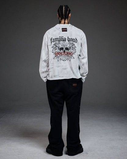 Scarred cross LS(white)
