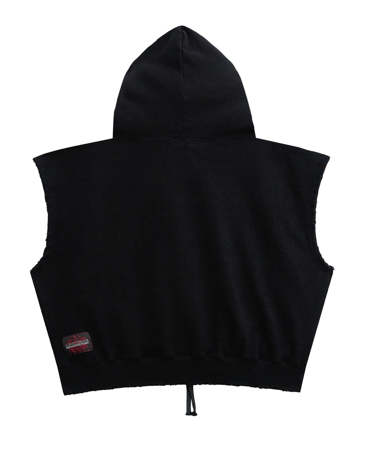 M.C.R. code stud zip-up vest HD BK