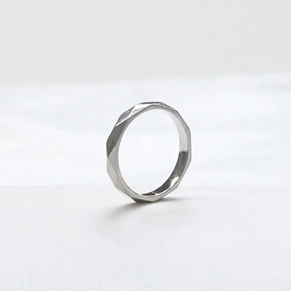 [SUMMER TAG SOL] CHESS PATTERN SILVER RING