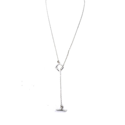 [SUMMER TAG SOL] HANGUL MO ESG SILVER NECKLACE