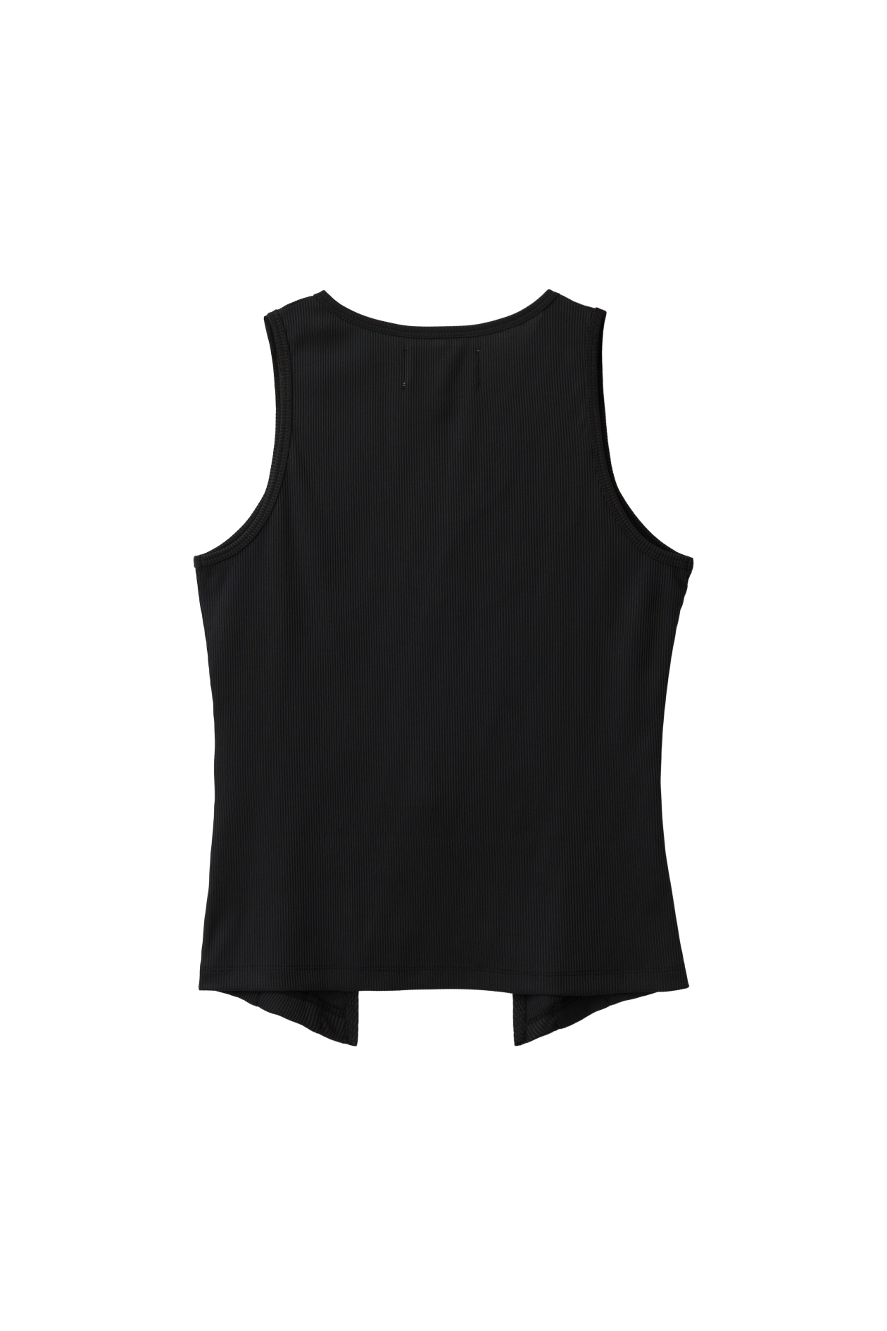 Zip-Up Tank Top - Sky Blue, Black