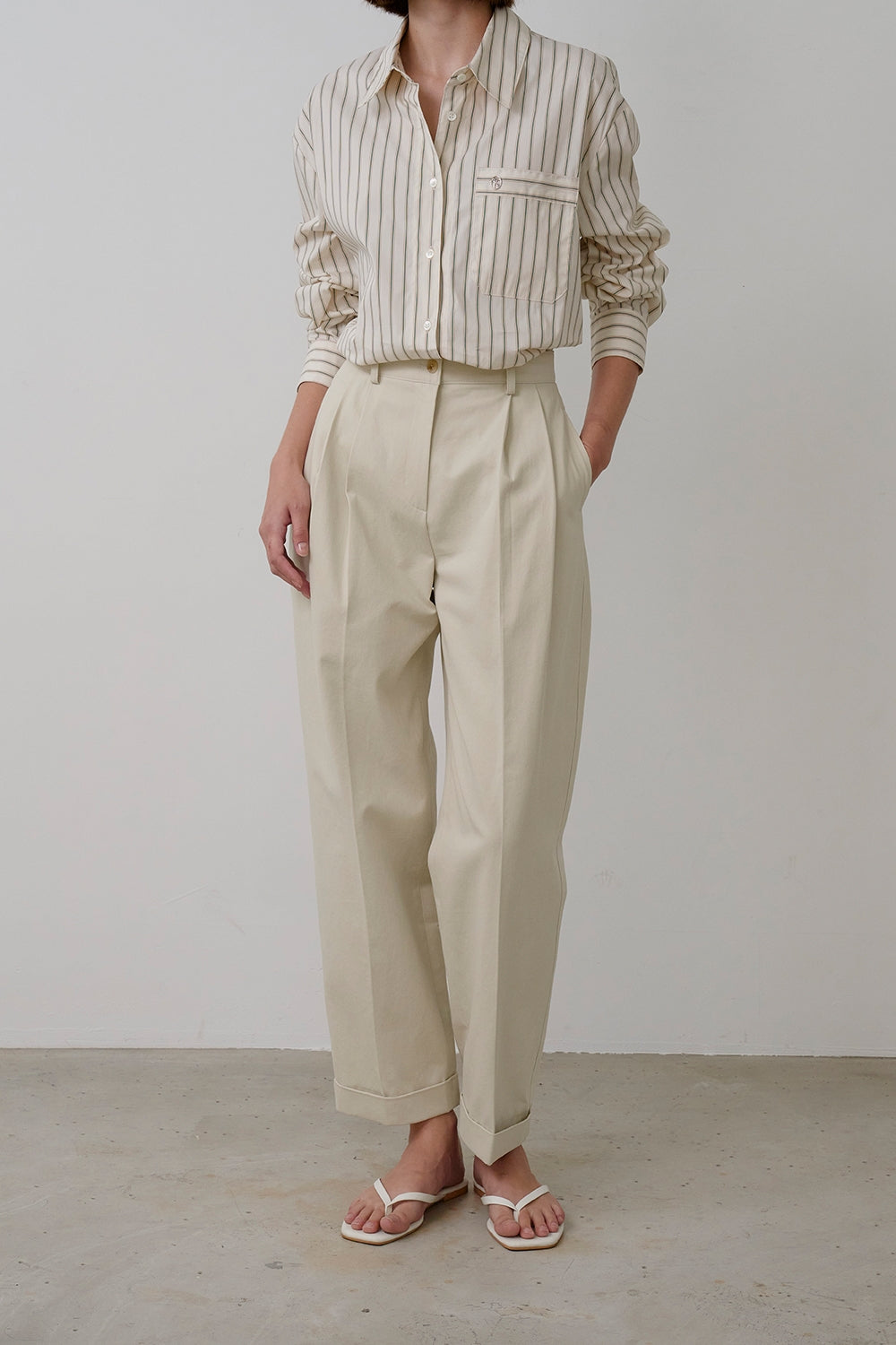 【HER&SHE 2025AW】A St. Stripe Shirt