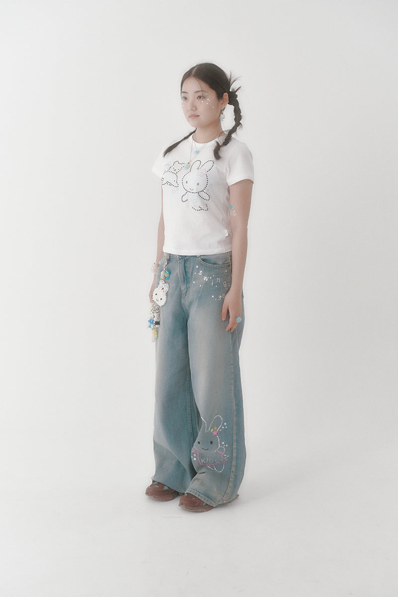 [X YOUNGART] KIDDY&amp;JINI Summer Cubic T-Shirt