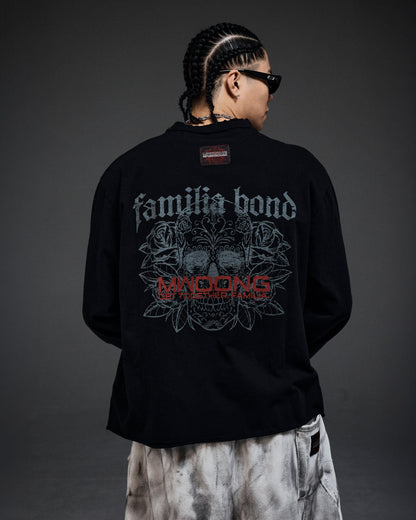 Scarred cross LS(black)