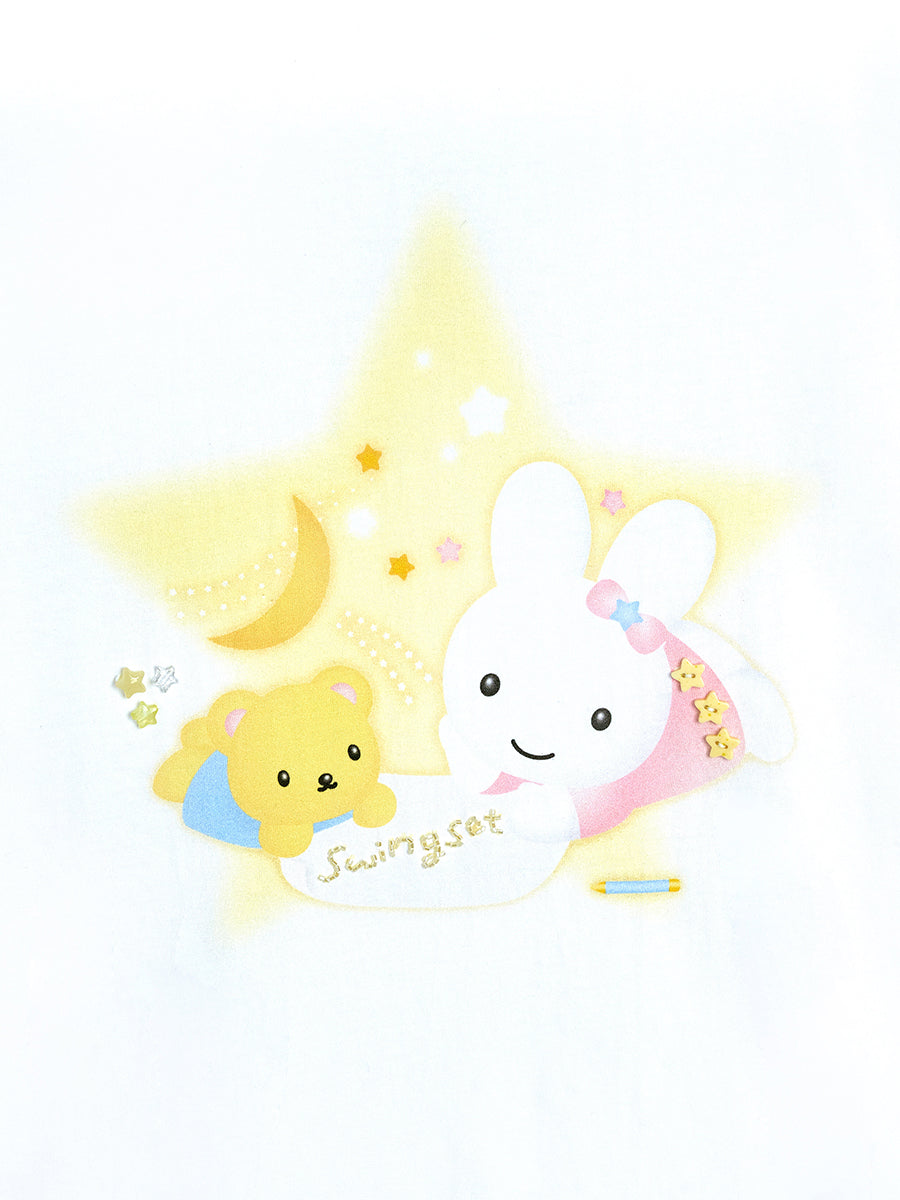 [X YOUNGART] Star KIDDY&amp;JINI Beaded T-Shirt