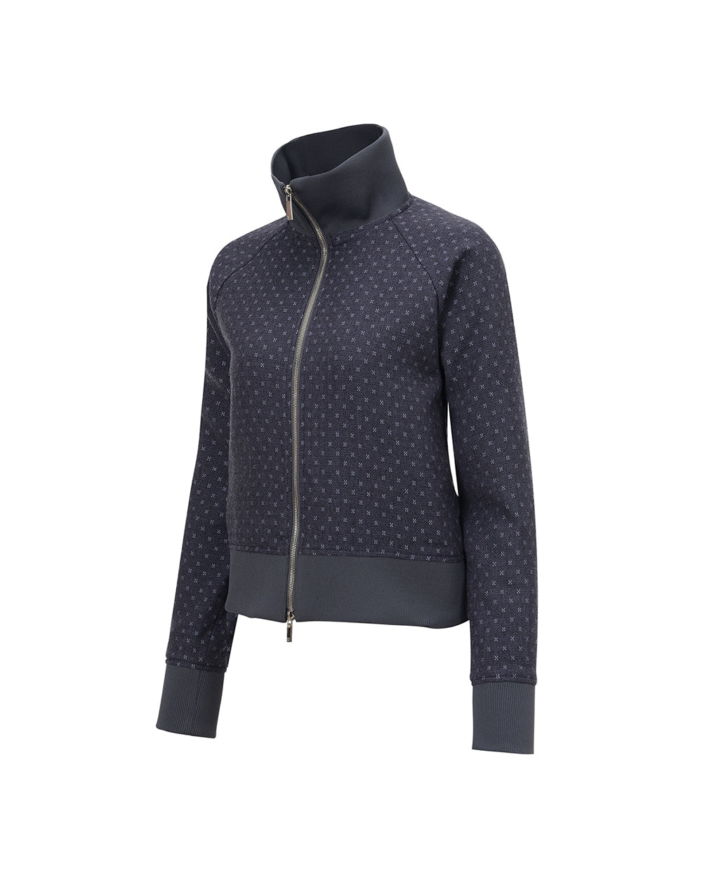 WOOL TRACK JUMPER Purple
